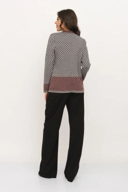 ЗЛАТА Жакет М 3158/терракот