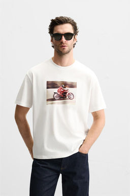 T-SHIRT WITH PHOTO PRINT - Zara фото 2