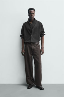 JEANS WIDE FIT / Marr?n