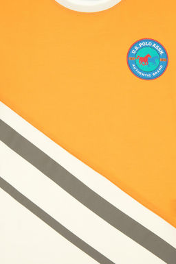 Erkek _ocuk Turuncu Comfort Bisiklet Yaka Ti__rt Sepette S_rpriz _ndirim - U.s. polo assn фото 3