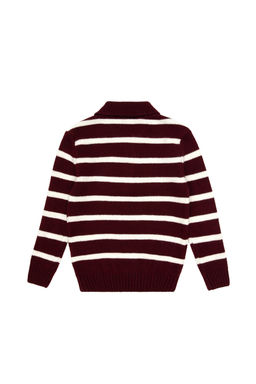 Erkek _ocuk Bordo Polo Yaka Kazak - U.s. polo assn фото 5