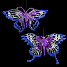 Цена за 1 шт. Украшение ErichKrause Decor Бабочка экзотическая 13см