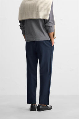 RELAXED FIT JOGGER WAIST TROUSERS - Zara фото 7