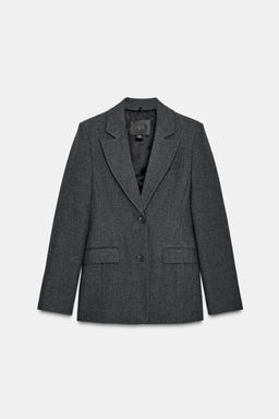 FAUX FUR COLLAR FITTED BLAZER ZW COLLECTION - Zara фото 5