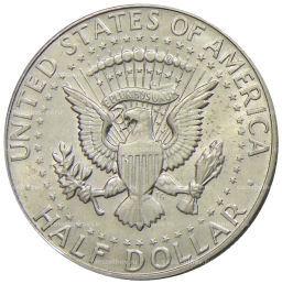 1/2 доллара (50 центов) 1968 года D США