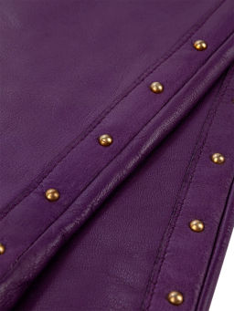 Перчатки женские ш+каш. F-IS1392 d.violet - Eleganzza фото 4