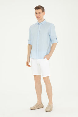 Мужские белые тканые шорты Неожиданная скидка в корзине - U.s. polo assn фото 3