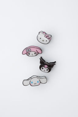 HELLO KITTY AND FRIENDS SANRIO FOUR-PACK OF HAIR CLIPS - Zara фото 4