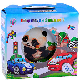 60404 Детский набор посуды 3пр Панда LR (х12) - Mayer&boch фото 5