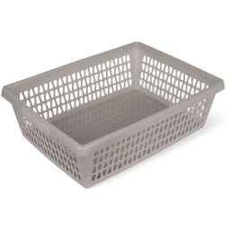 Цена за 3 шт. Корзина для хранения "Велетта", цвет коричнево-серый, 38*28*11см