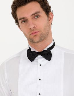 Beyaz Slim Fit Smokin G_mlek
