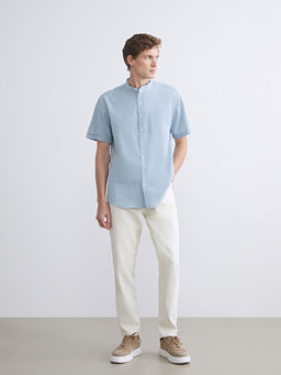 Regular Fit Hakim Yaka Poplin Erkek G?mlek