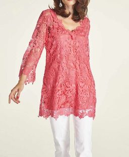 Туника и топ, коралловые