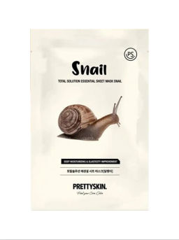 Total Solution Essential Sheet Mask Snail - Тканевая маска с муцином улитки, 23 гр