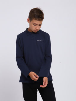 Рубашка-поло "Василий" темно-синий