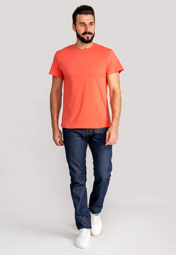 Футболка мужская короткий рукав GREG G145-RD-9012 (коралл)  фото 3