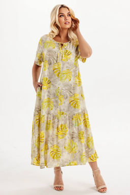 Платье штапель 6147/01/Бежевый - Rise фото 4