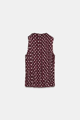 BLUSA LUNARES / Crudo / Granate - Zara фото 7