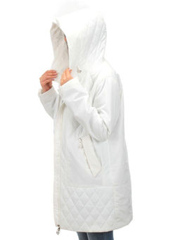 M8528 WHITE Куртка демисезонная женская (100 гр. синтепон) Maria - Фабричный китай фото 10