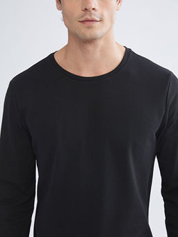 Bisiklet Yaka Uzun Kollu Erkek Ti??rt