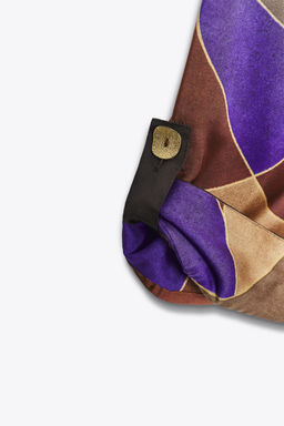PRINTED SATIN SHIRT - Zara фото 10