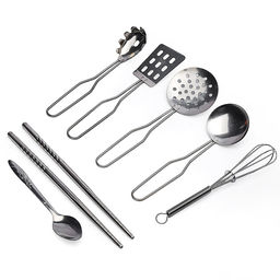 Набор детской посуды "Шеф поварёнок" в пакете