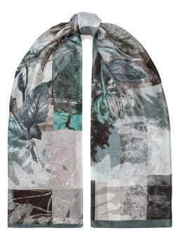 Палантин жен. шелк 110х180 SS02-8211-14 - Eleganzza фото 6