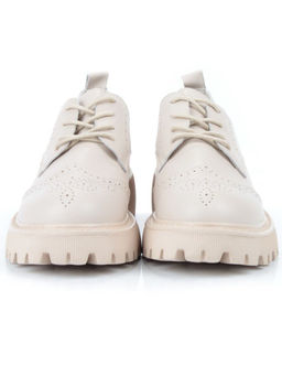 03-5928-5 BEIGE Полуботинки женские (натуральная кожа)