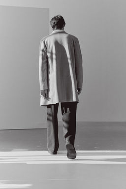 Abrigo en mezcla de lana Slim Fit - H&m фото 4