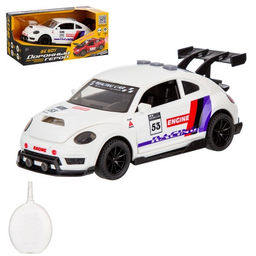 Машина инерц. 16.5*7*5,8см (IT110828) со светом и звуком, двери открыаются, пар, резиновые покрышки, в коробке 19*9,5*9см