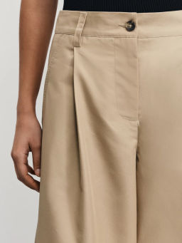 Широкие брюки с содержанием хлопка / Zarina фото 5