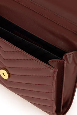 Женская сумка через плечо бордового цвета с ремешком-цепочкой Неожиданная скидка в корзине - U.s. polo assn фото 7