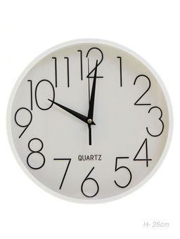 Часы настенные 25 см / 6053Т6 /уп 40/ белые - ГалеонТрейд фото 5