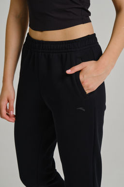 Брюки трикотажные удлиненные Черный