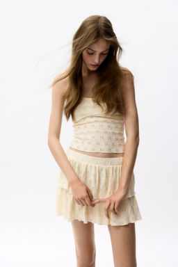 Minifalda con bordado ingl?s - H&m фото 5
