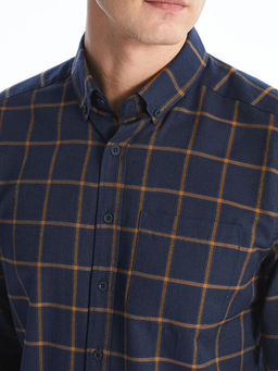 Regular Fit Uzun Kollu Ekose Erkek G?mlek