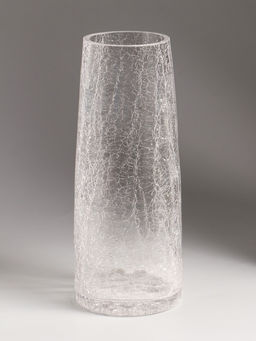 Ваза стекло настольная "Паутинка" классик, 25х10 см, прозрачный