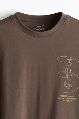 Camiseta de deporte en DryMove Loose Fit - H&m фото 7