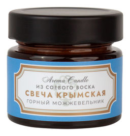 Крымская свеча из соевого воска Горный можжевельник, 70г - Мануфактура дом природы фото 2
