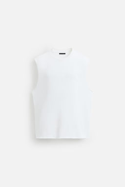 IRREGULAR KNIT TANK TOP - Zara фото 7