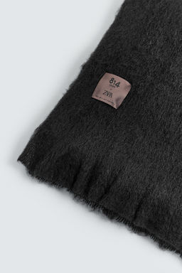 BUFANDA MEZCLA LANA 814 EZCARAY X ZARA / Negro  фото 3