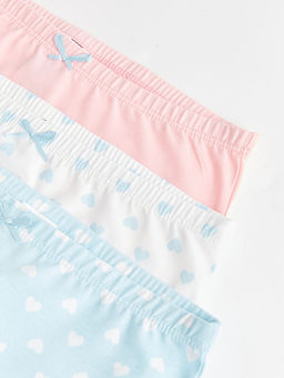 Bask?l? K?z ?ocuk Boxer 3l? - Waikiki фото 3