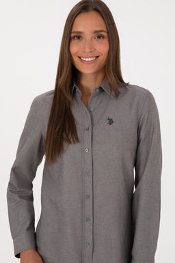 Kad_n Gri Uzun Kollu Basic G_mlek Sepette S_rpriz _ndirim - U.s. polo assn фото 2