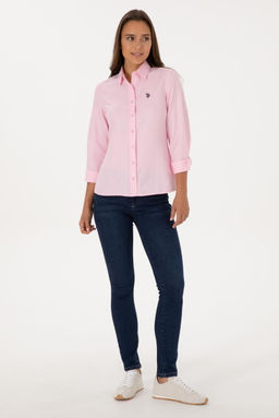 Kad_n Pembe Uzun Kollu Basic G_mlek Sepette S_rpriz _ndirim - U.s. polo assn фото 4