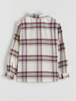 Uzun Kollu Ekose Erkek ?ocuk G?mlek