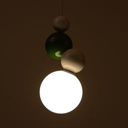 Светильник «Луиджи» LED 7 Вт 3000-6000К бело-зеленый 12×29-129 см