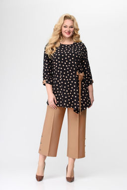 Костюм Svetlana Style 1769 черный+песок+горох