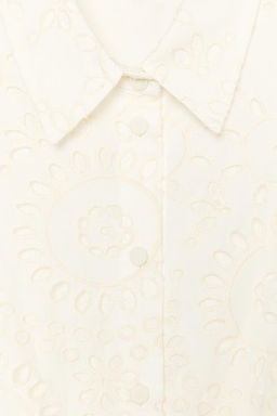 ZW COLLECTION EMBROIDERED SHIRT DRESS - Zara фото 9