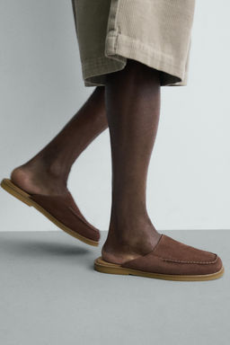 ZUECO PIEL / Marr?n - Zara фото 3