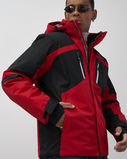 Горнолыжная куртка мужская зимняя красного цвета 7613Kr - Mtforce фото 10